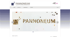Desktop Screenshot of pannoneum.at